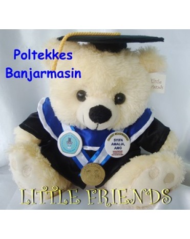 Boneka Wisuda Politeknik Kesehatan Banjarmasin (30 cm)